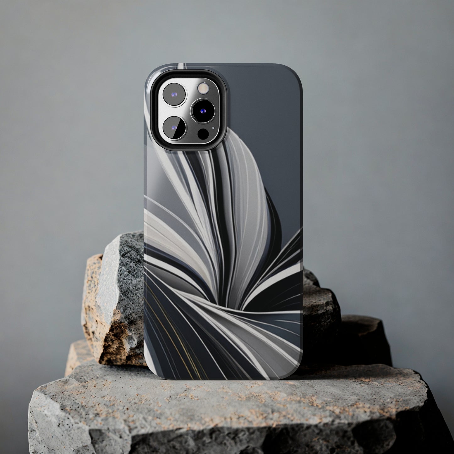 Strong Apple iPhone Cases Ft. Black and White Abstract Sail