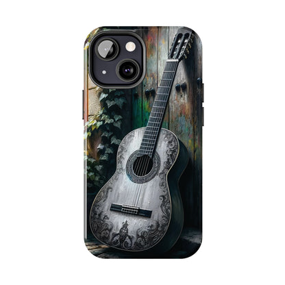 ToughDrop Apple iPhone Case Ft. Greyscale Guitar