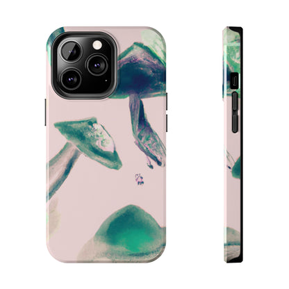 Tough Apple iPhone Cases Ft. Green Mushrooms