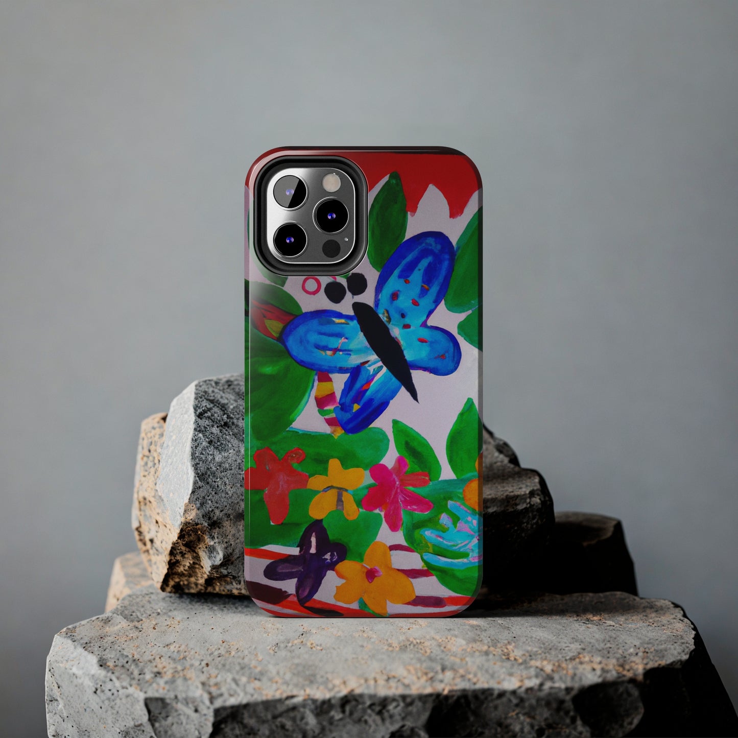 Tough Case-Mate iPhone Case Ft. Watercolor Butterfly