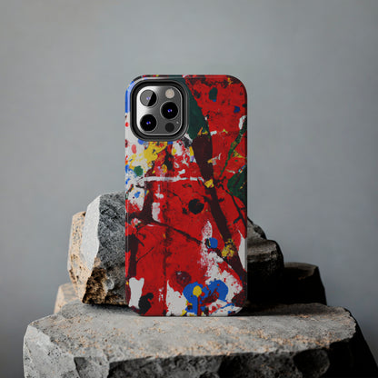 Tough Case-Mate iPhone Case Ft. Fractured Red