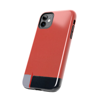 Strong Apple iPhone Case Ft. Minimal Orange