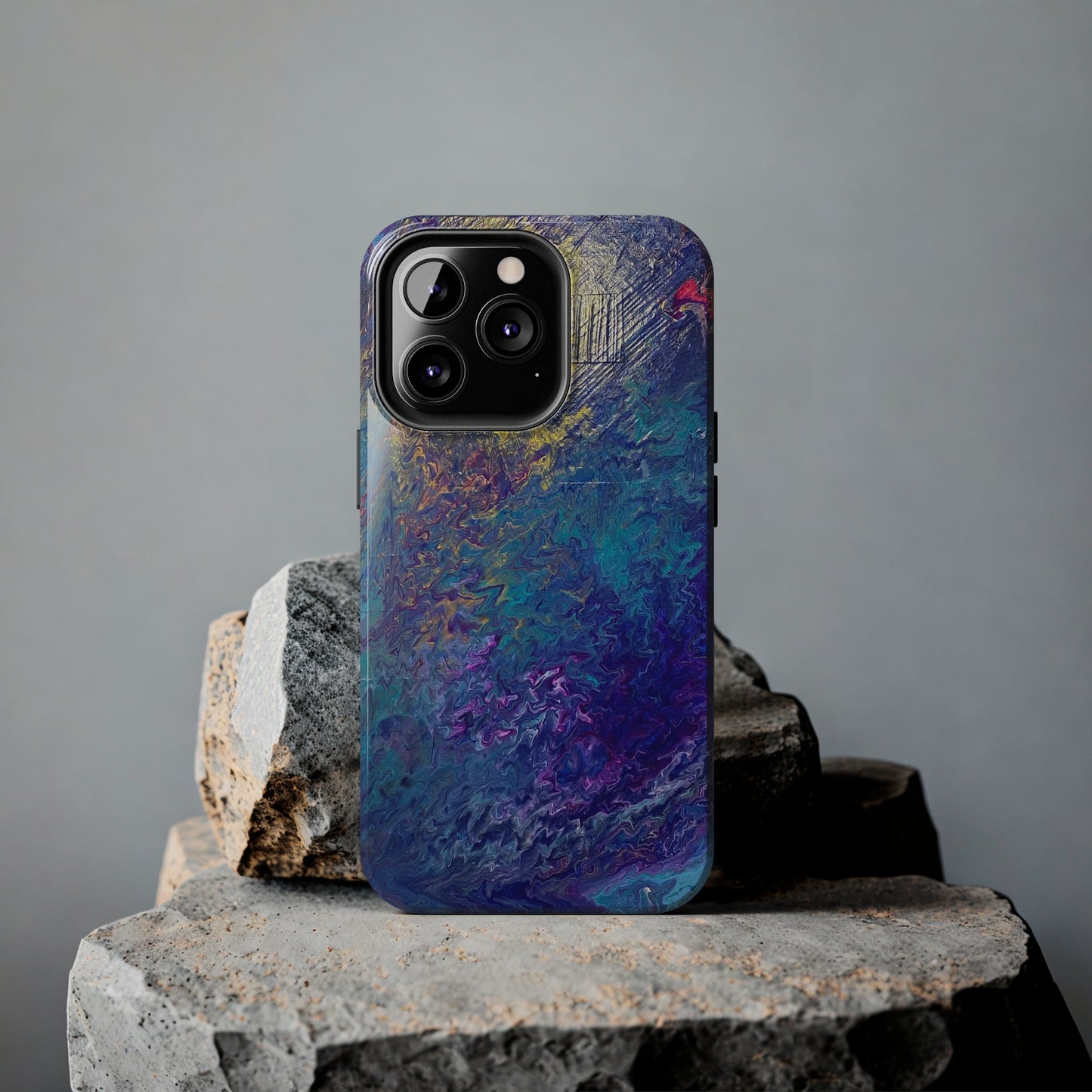 Tough Case-Mate iPhone Cases Ft. Abstract Blue Waterfall