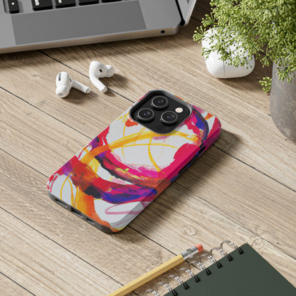 Tough Apple iPhone Cases Ft. Abstract Scarlet