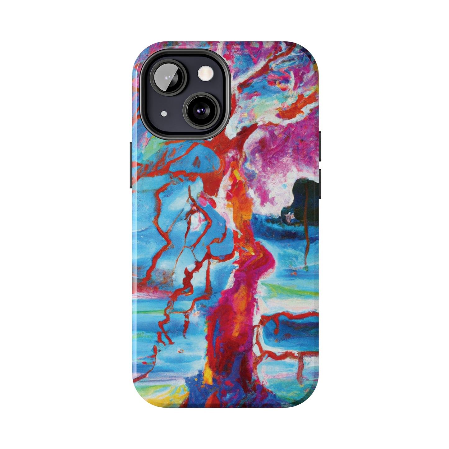 Tough Apple iPhone Cases Ft. Abstract Spirit Tree