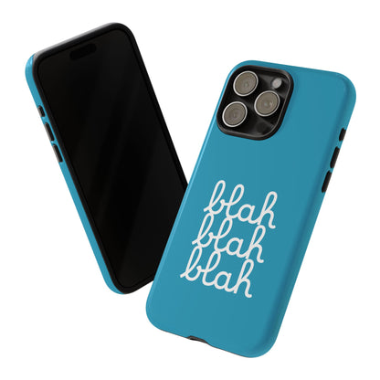 Tough Phone Case Ft. blahblahblah Turquoise