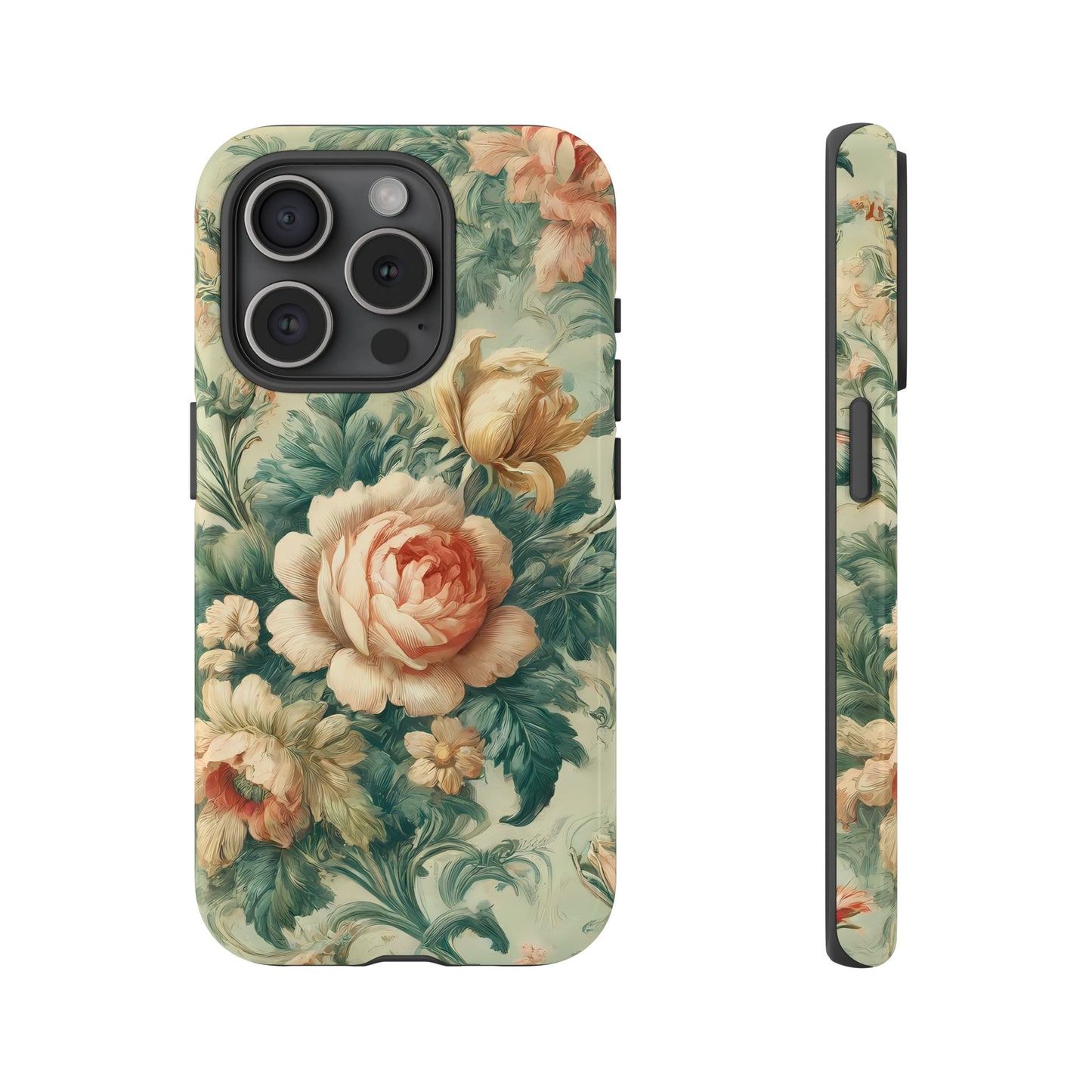 Tough Phone Case Ft. Cottagecore Rose