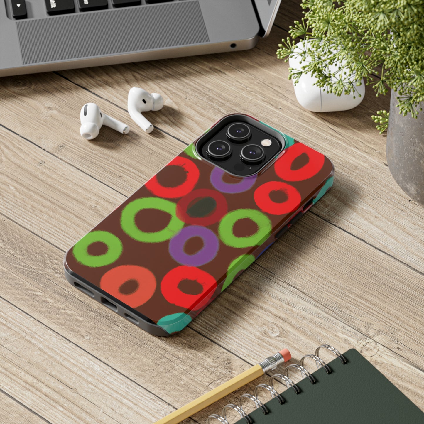 Tough Case-Mate iPhone Case Ft. Fruity Circles