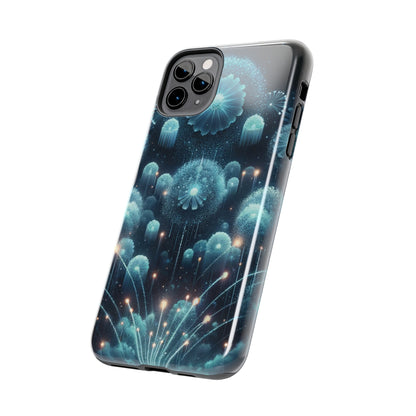 ToughDrop Apple iPhone Case Ft. Blue Dot New Year Fireworks