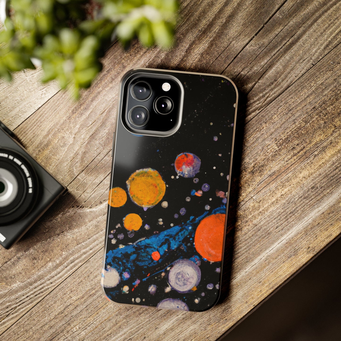 Tough Apple iPhone Cases Ft. Space Bubbles