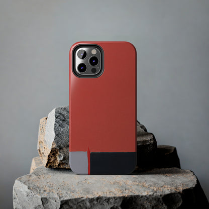 Strong Apple iPhone Case Ft. Minimal Orange