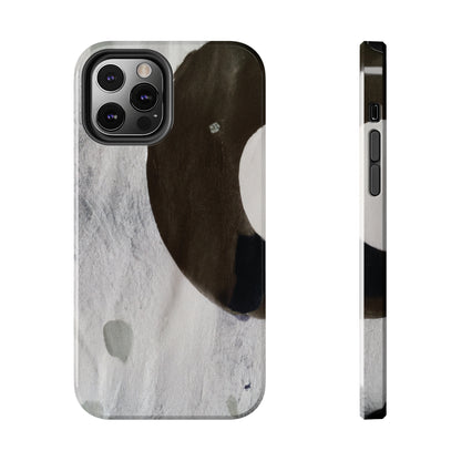 Strong Apple iPhone Case Ft. Abstract Half Circle