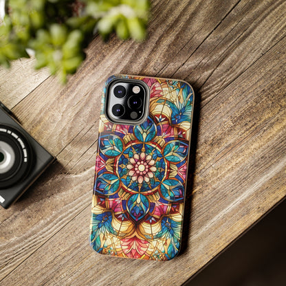 ToughDrop Apple iPhone Case Ft. Stained Glass Fractal