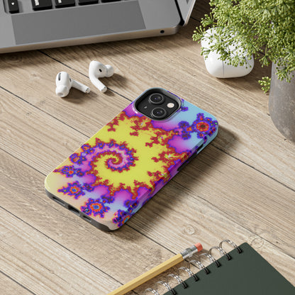 Tough Case-Mate iPhone Case Ft. Tie Dye Fractal