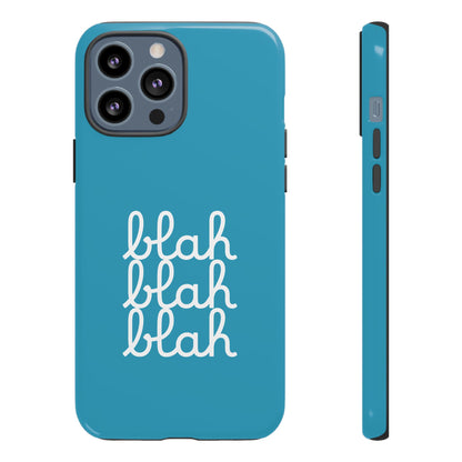 Tough Phone Case Ft. blahblahblah Turquoise