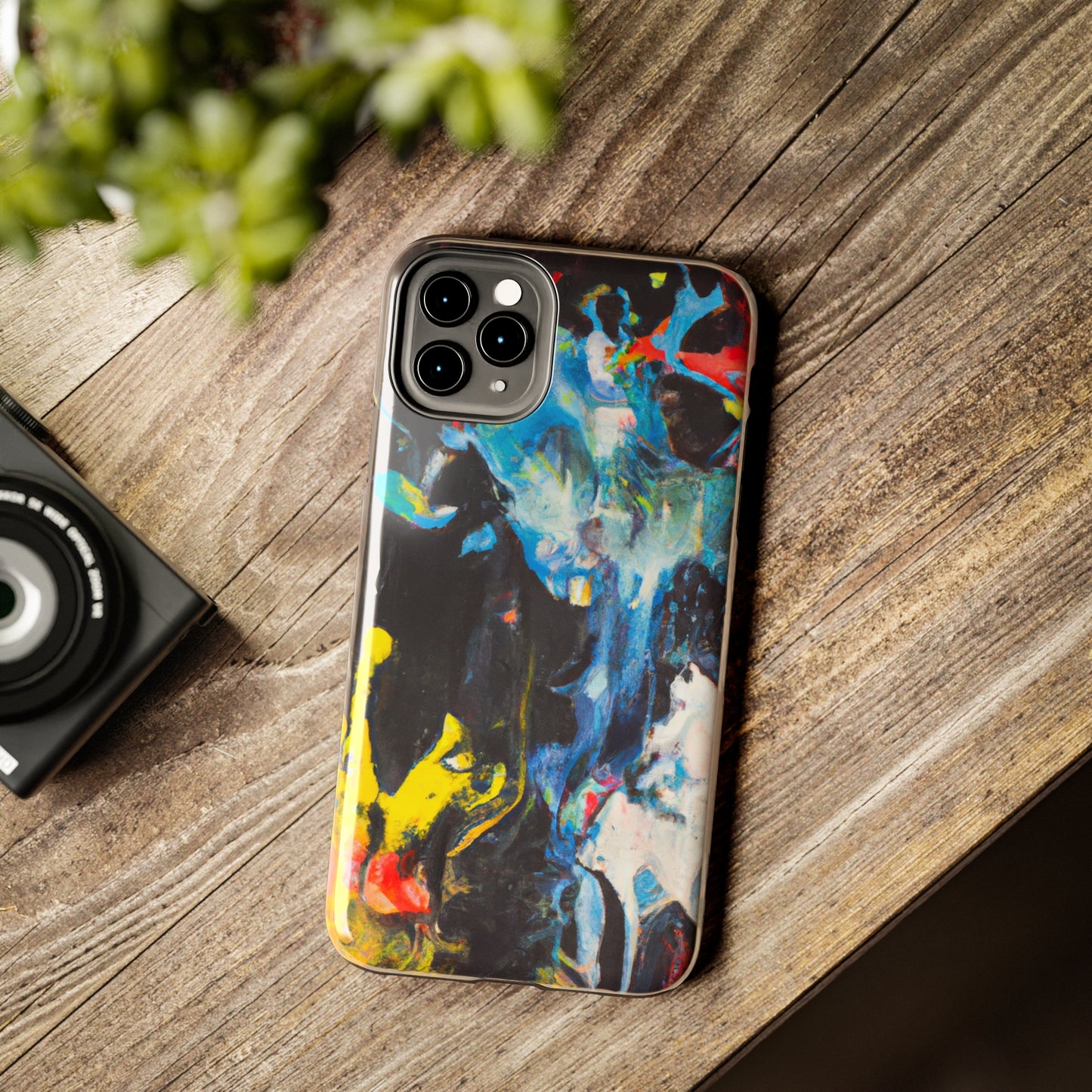 Tough Case-Mate iPhone Case Ft. Blue Splat