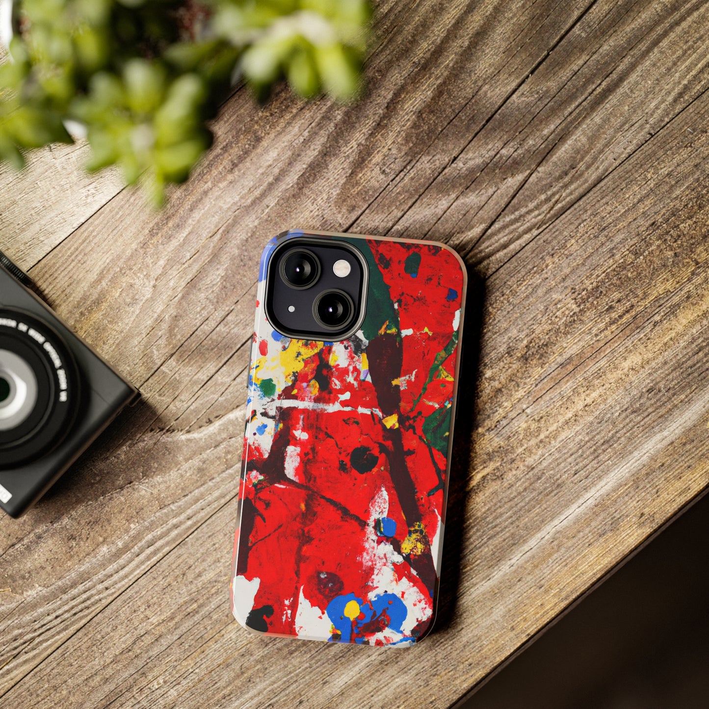 Tough Case-Mate iPhone Case Ft. Fractured Red