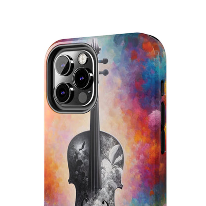 ToughDrop Apple iPhone Case Ft. Greyscale Violin