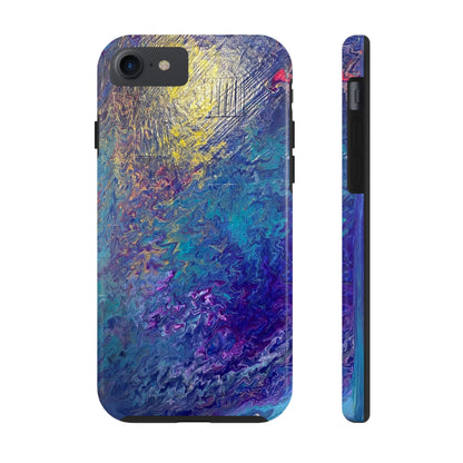 Tough Case-Mate iPhone Cases Ft. Abstract Blue Waterfall