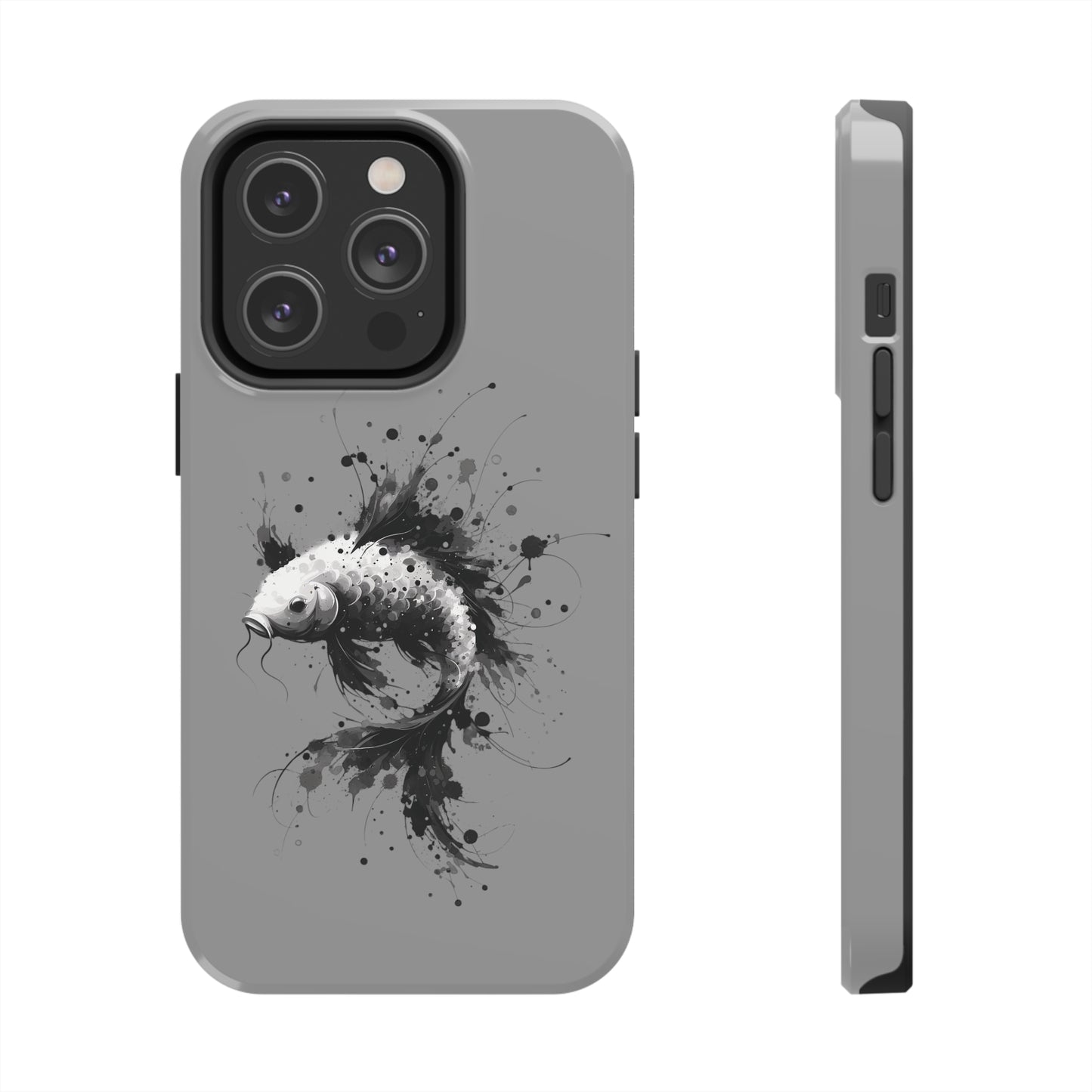 ToughDrop Apple iPhone Case Ft. Ink Blot Koi