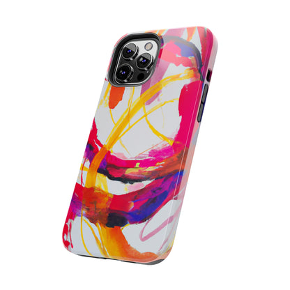 Tough Apple iPhone Cases Ft. Abstract Scarlet