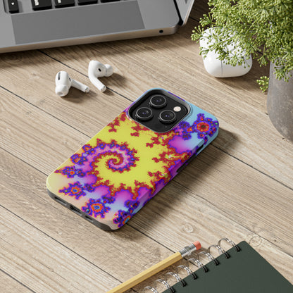 Tough Case-Mate iPhone Case Ft. Tie Dye Fractal