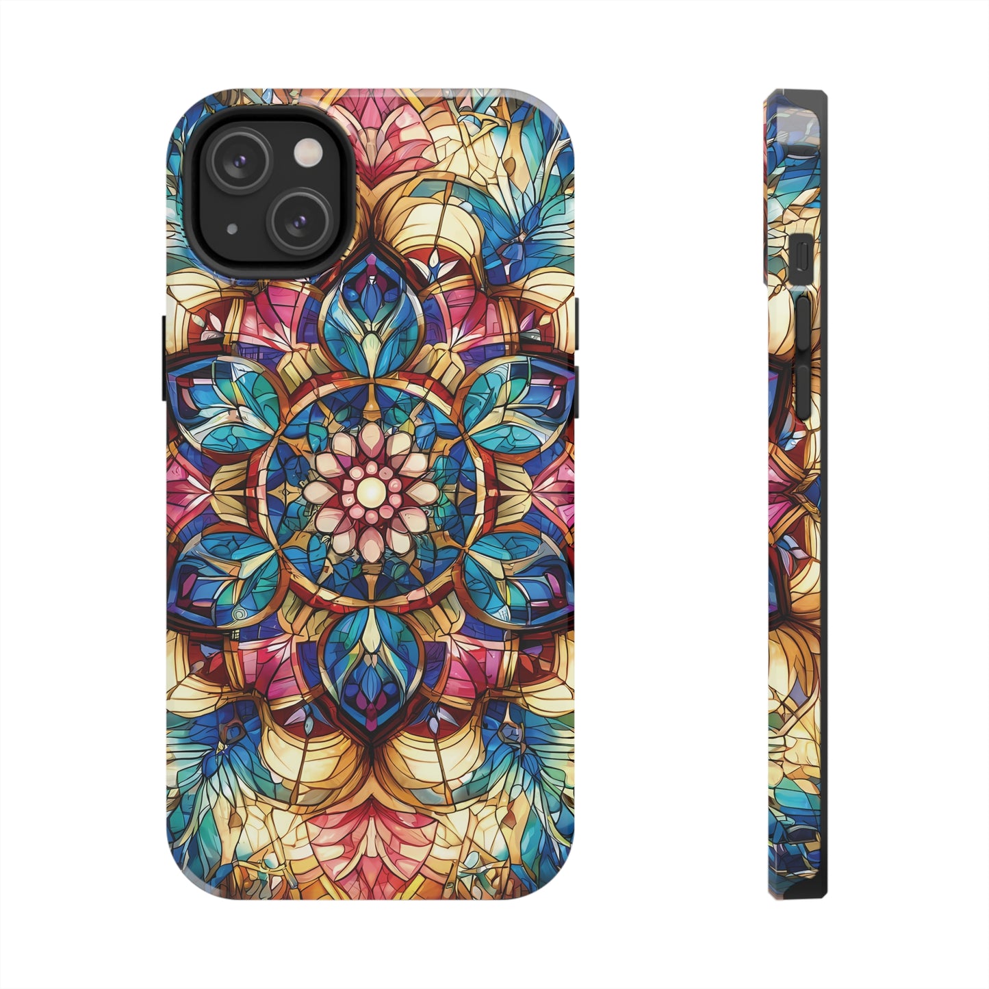 ToughDrop Apple iPhone Case Ft. Stained Glass Fractal