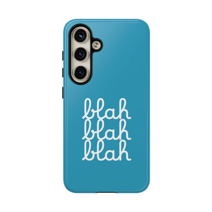 Tough Phone Case Ft. blahblahblah Turquoise