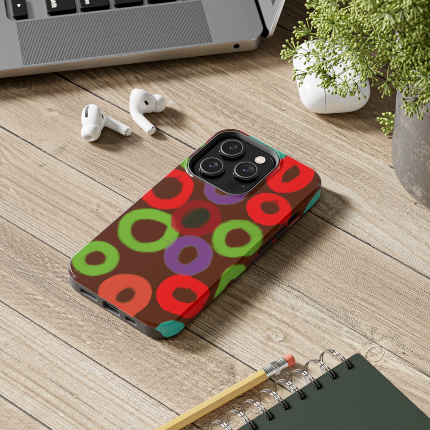 Tough Case-Mate iPhone Case Ft. Fruity Circles