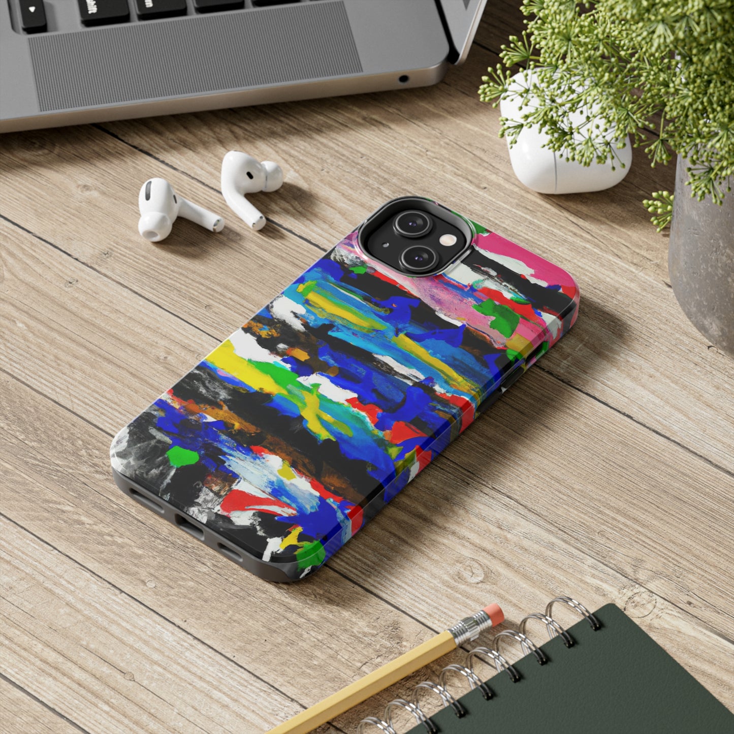 Tough Case-Mate iPhone Case Ft. Abstract Stripes