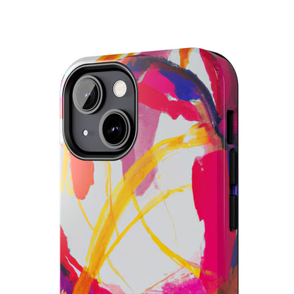 Tough Apple iPhone Cases Ft. Abstract Scarlet