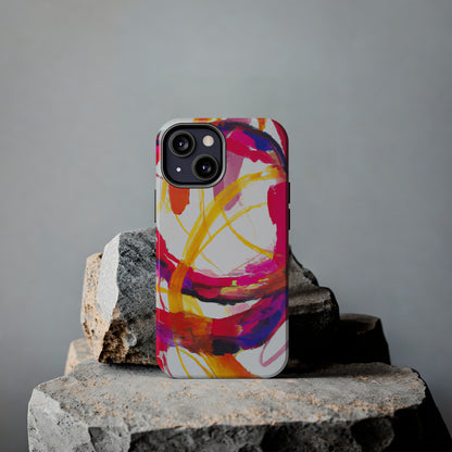 Tough Apple iPhone Cases Ft. Abstract Scarlet