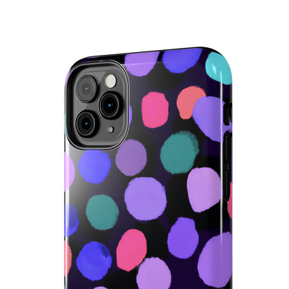 Tough Case-Mate iPhone Case Ft. Purple Dots