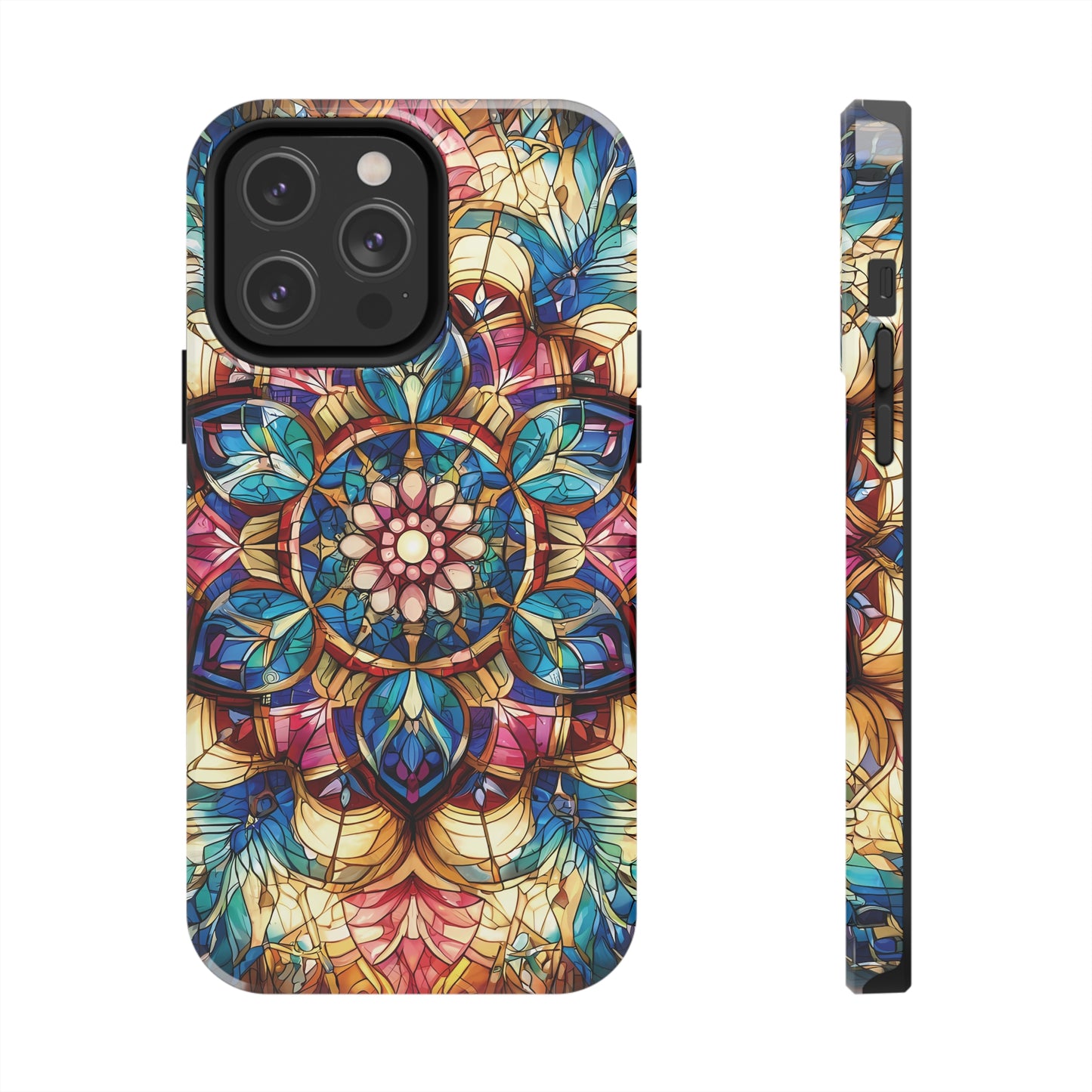 ToughDrop Apple iPhone Case Ft. Stained Glass Fractal