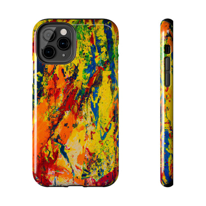 Tough Case-Mate iPhone Case Ft. Abstract Yellow Orange