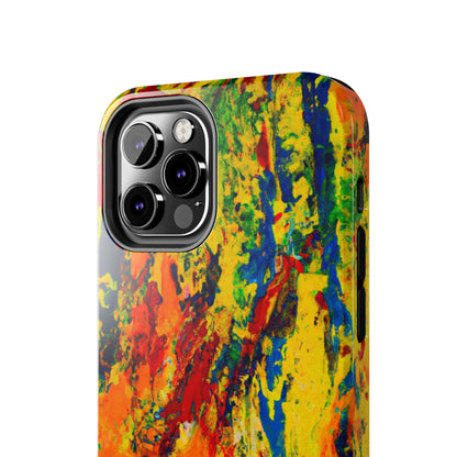 Tough Case-Mate iPhone Case Ft. Abstract Yellow Orange