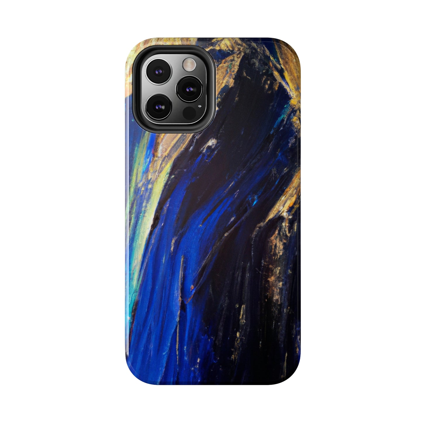 Tough Case-Mate iPhone Case Ft. Acrylic Blue Gold