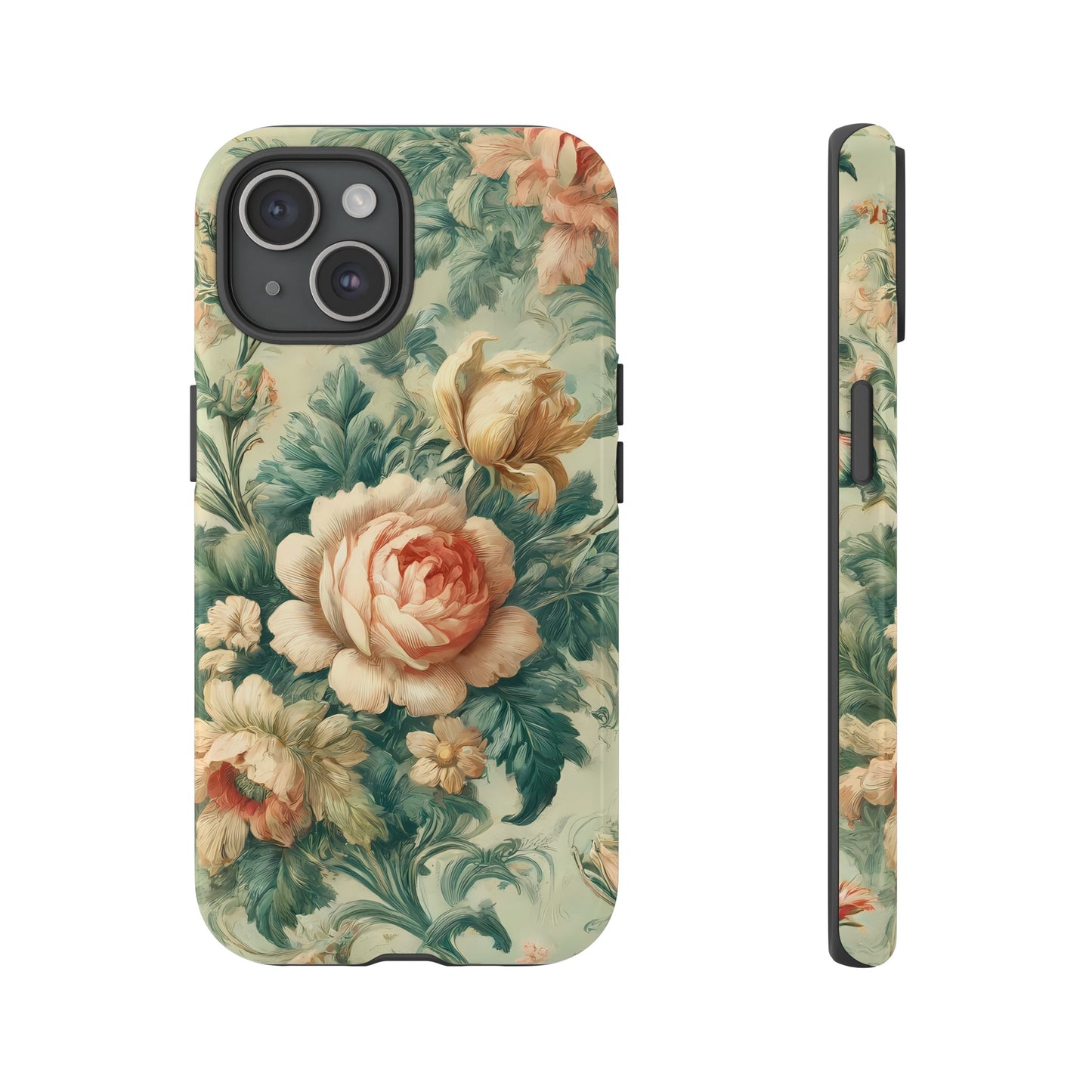 Tough Phone Case Ft. Cottagecore Rose