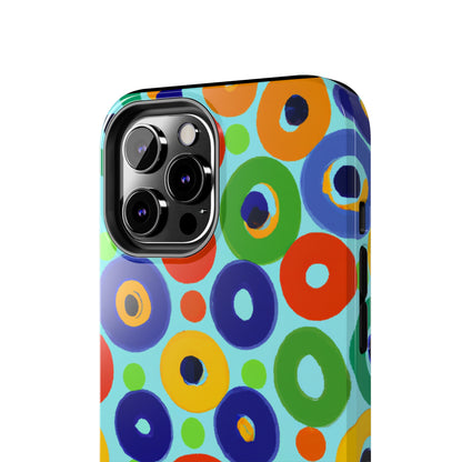 Tough Case-Mate iPhone Case Ft. Vivid Circles