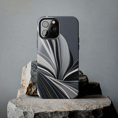 Strong Apple iPhone Cases Ft. Black and White Abstract Sail