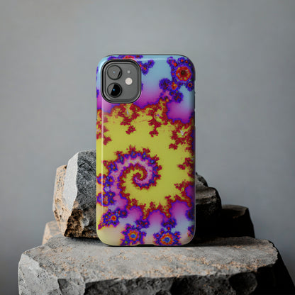 Tough Case-Mate iPhone Case Ft. Tie Dye Fractal