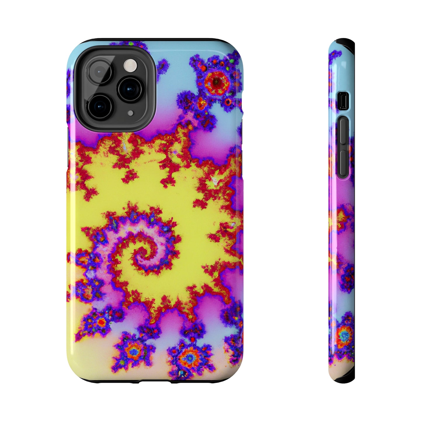 Tough Case-Mate iPhone Case Ft. Tie Dye Fractal