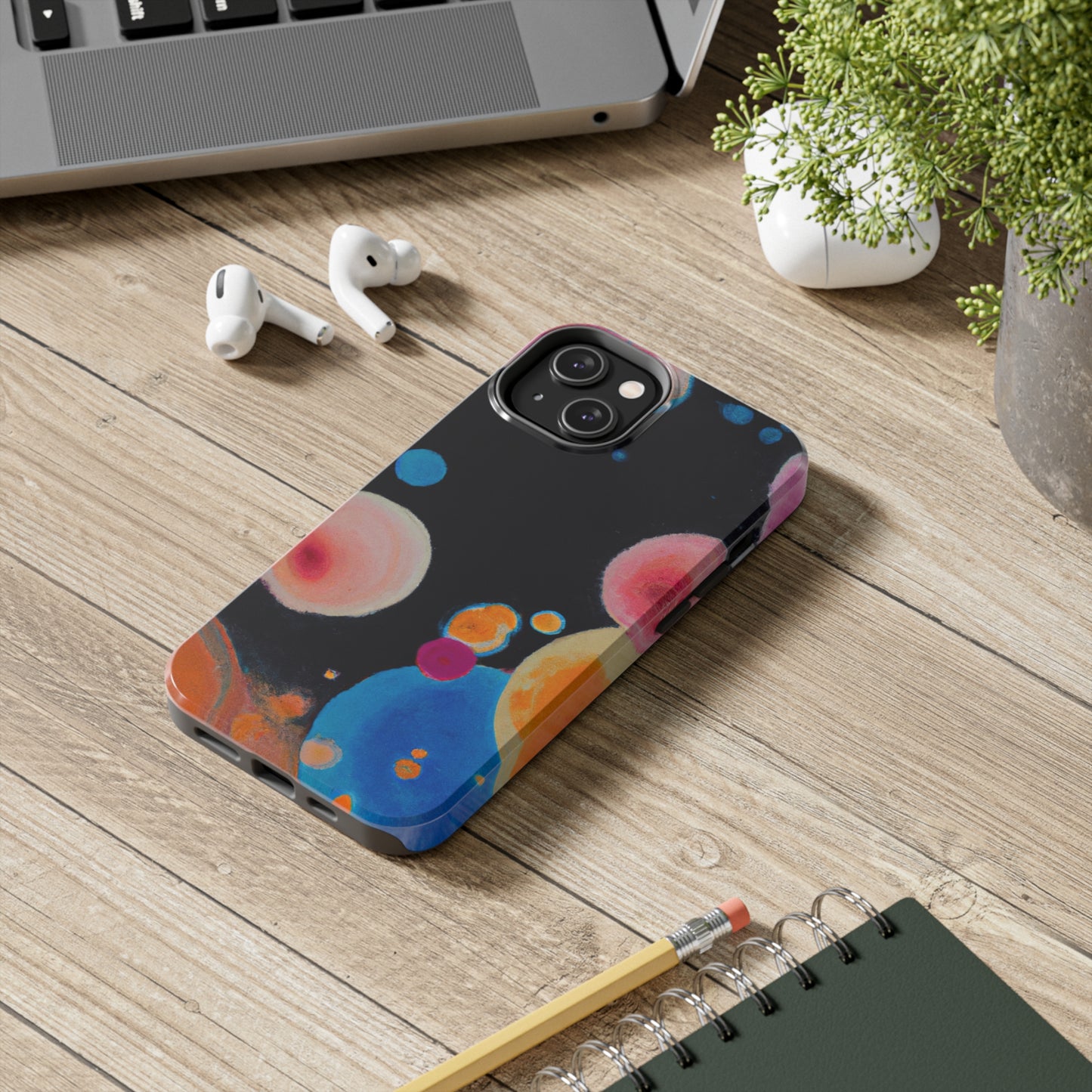 Tough Apple iPhone Cases Ft. Rising Bubbles