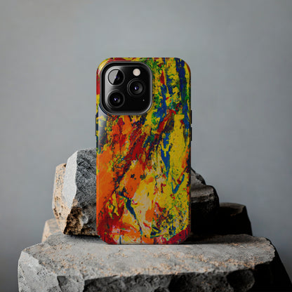 Tough Case-Mate iPhone Case Ft. Abstract Yellow Orange