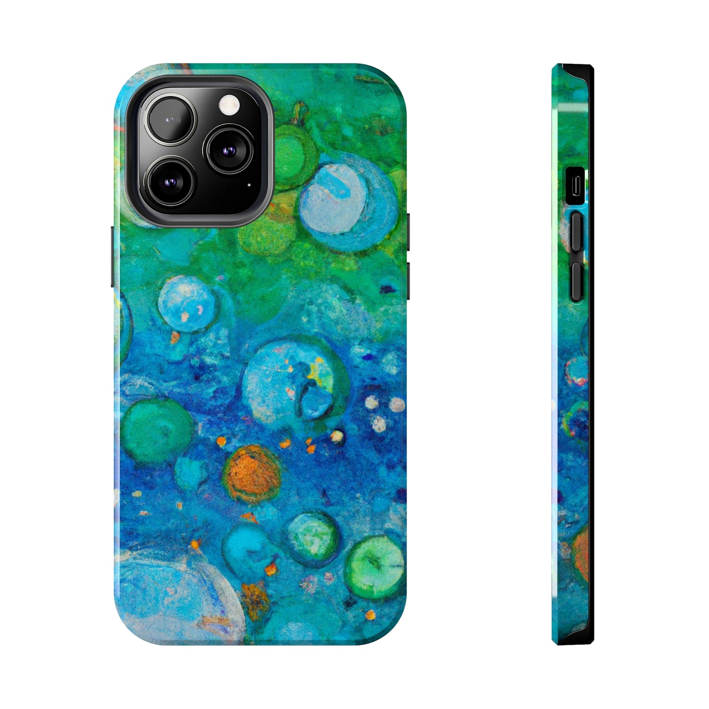 Tough Apple iPhone Cases Ft. Abstract Bubbles