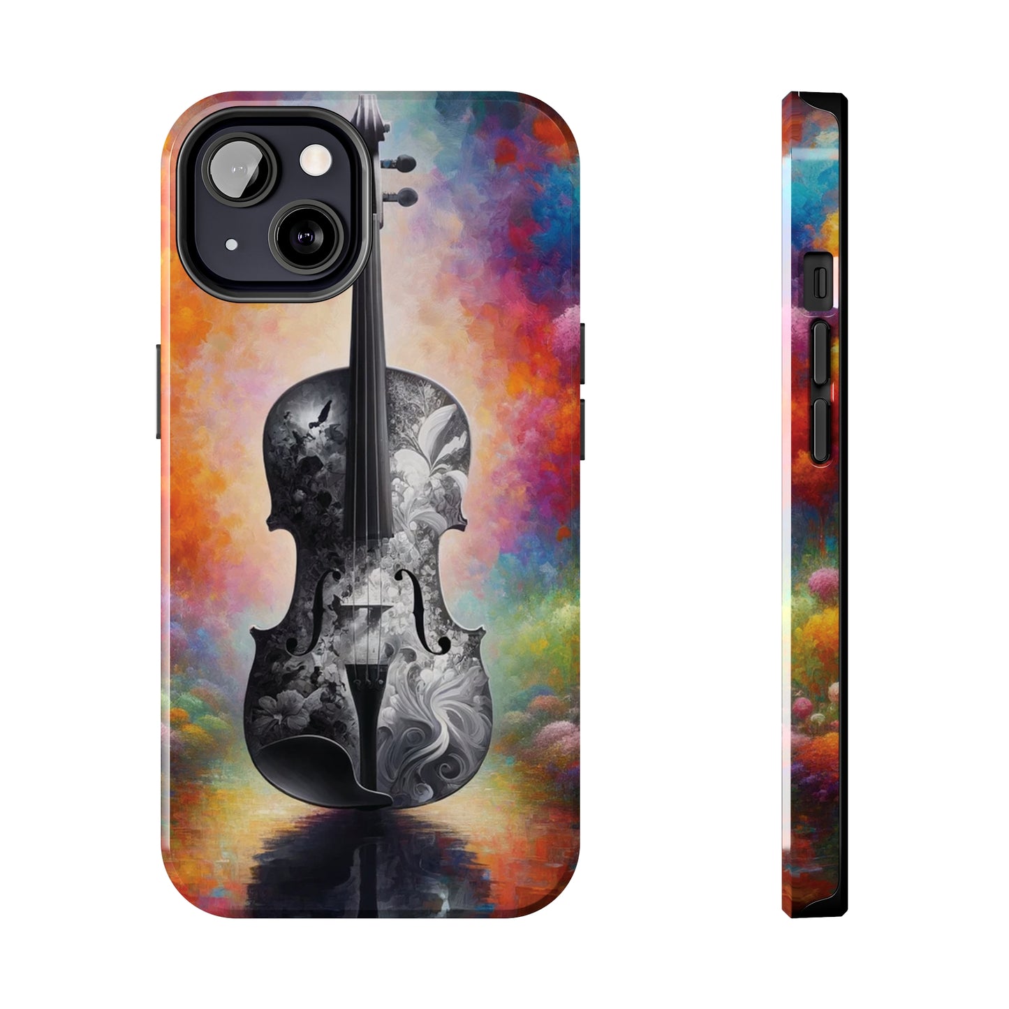 ToughDrop Apple iPhone Case Ft. Greyscale Violin