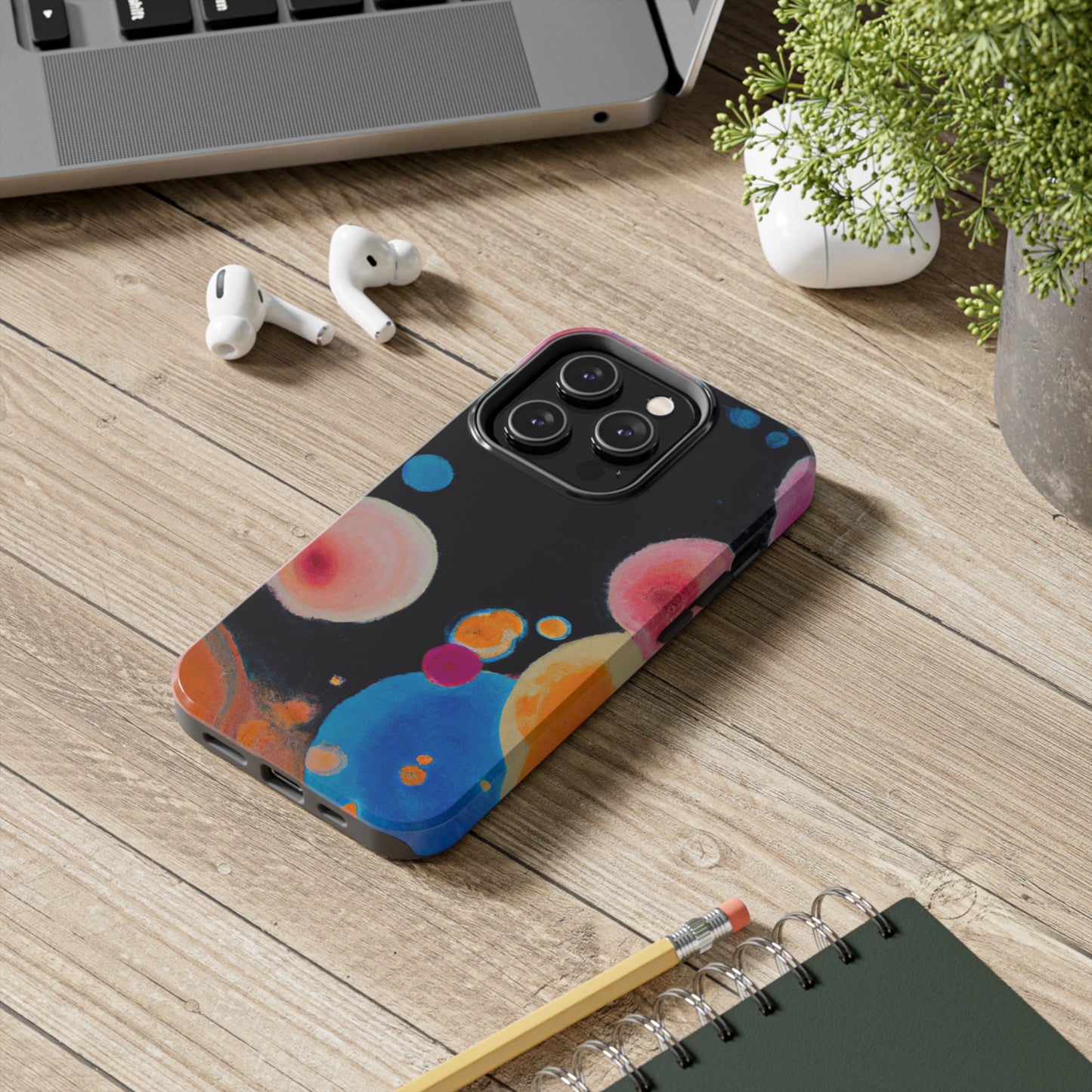 Tough Apple iPhone Cases Ft. Rising Bubbles