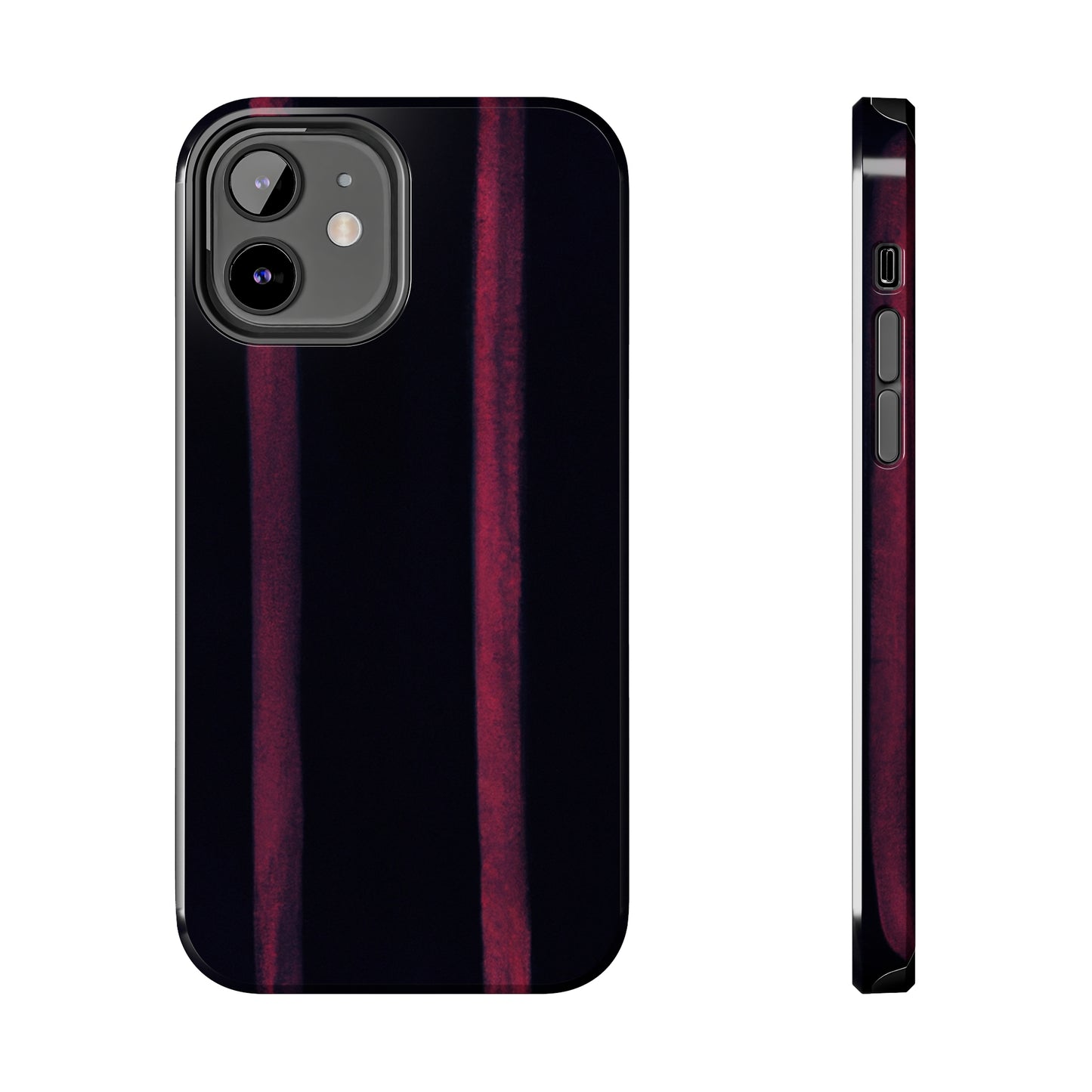 Tough Apple iPhone Cases Ft. Dark Stripes