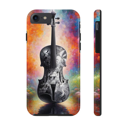 ToughDrop Apple iPhone Case Ft. Greyscale Violin