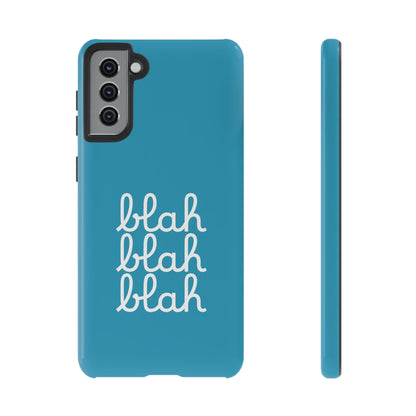 Tough Phone Case Ft. blahblahblah Turquoise